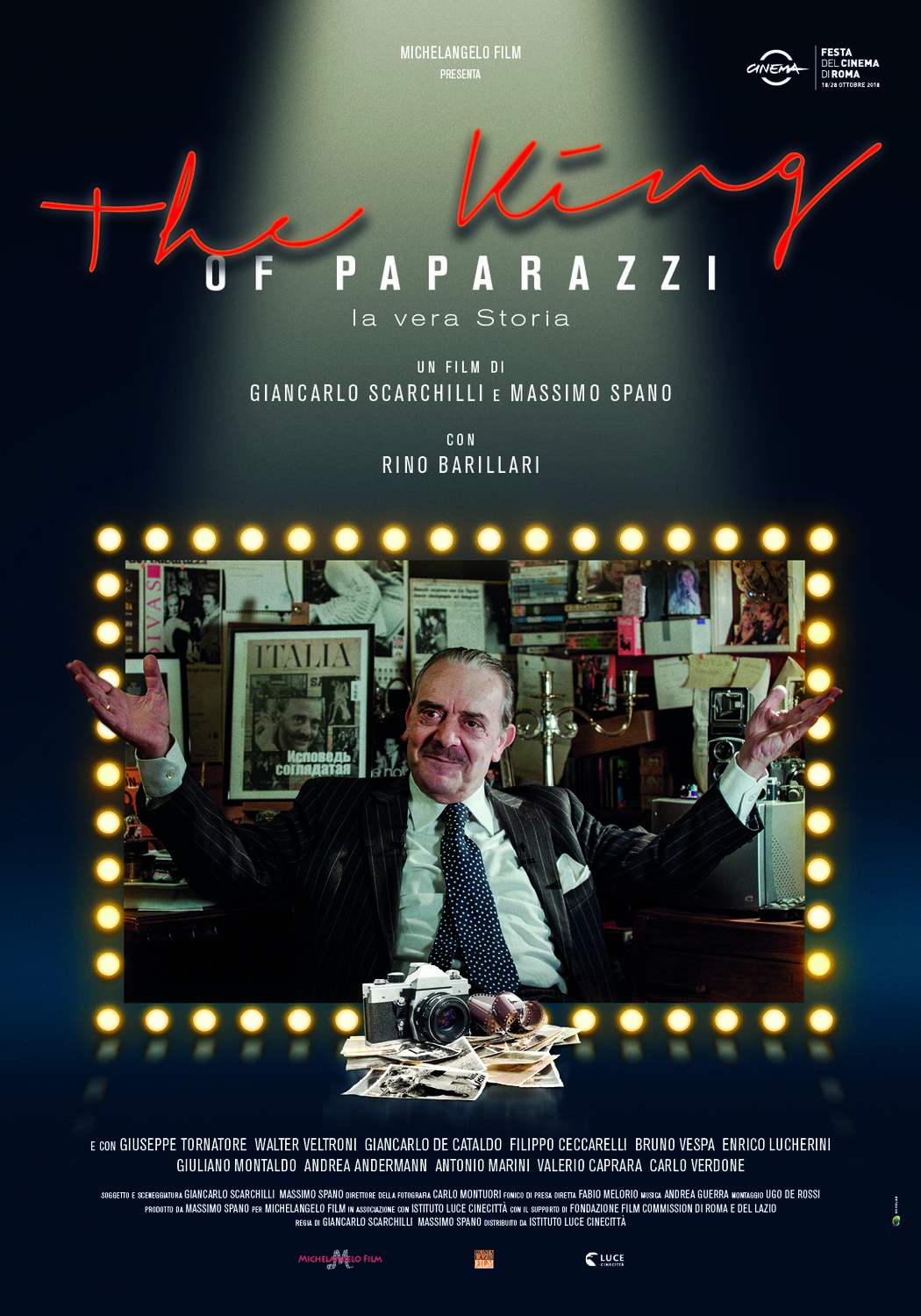 Extra Large Movie Poster Image for The King of Paparazzi - La Veraa Storia 