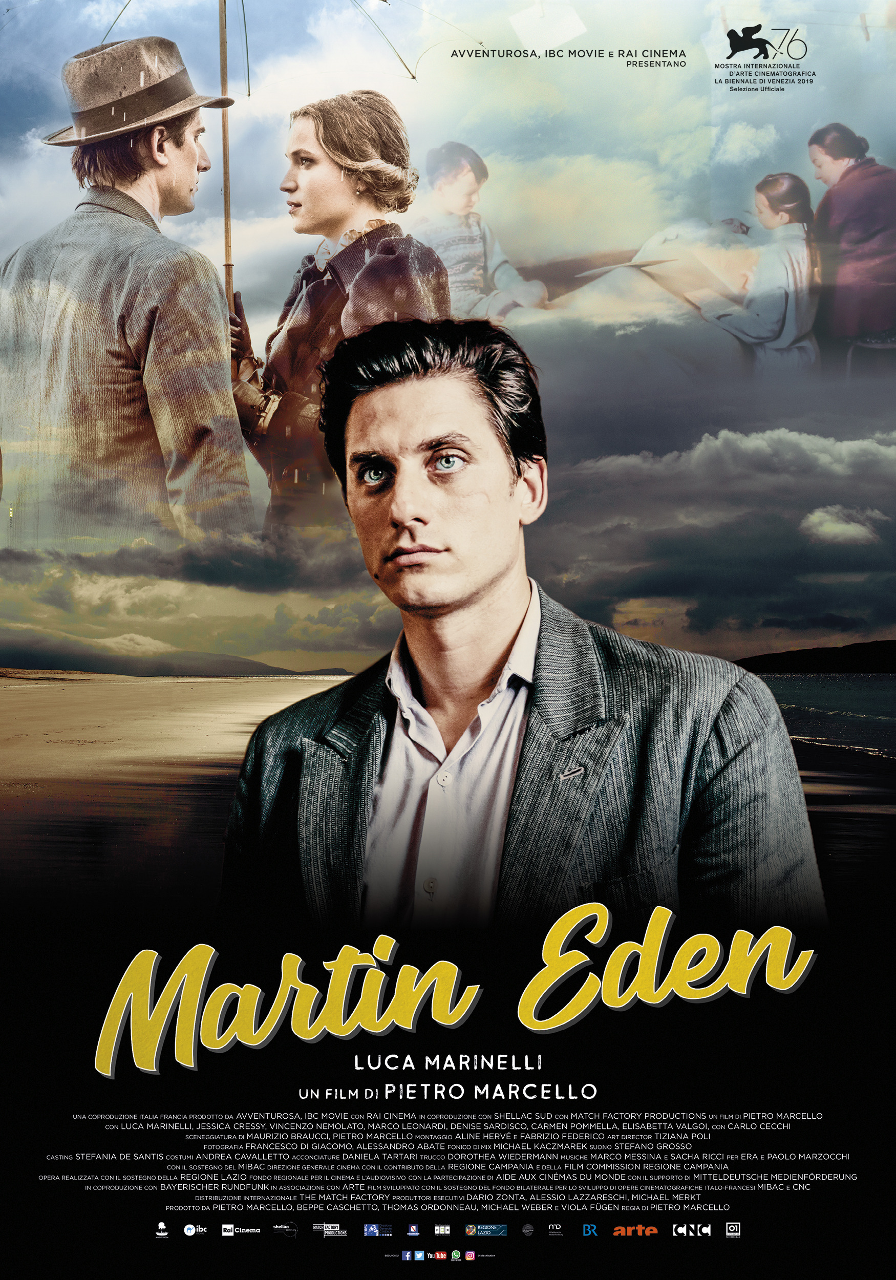 Mega Sized Movie Poster Image for Martin Eden (#1 of 5)