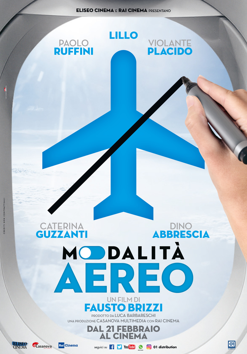 Extra Large Movie Poster Image for Modalità aereo (#1 of 2)