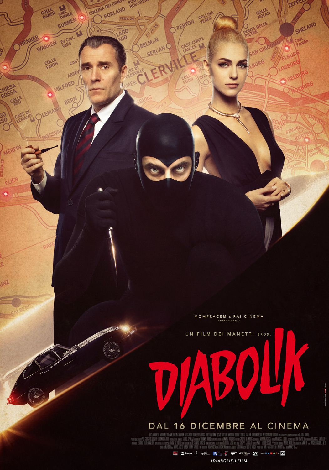Extra Large Movie Poster Image for Diabolik (#5 of 9)