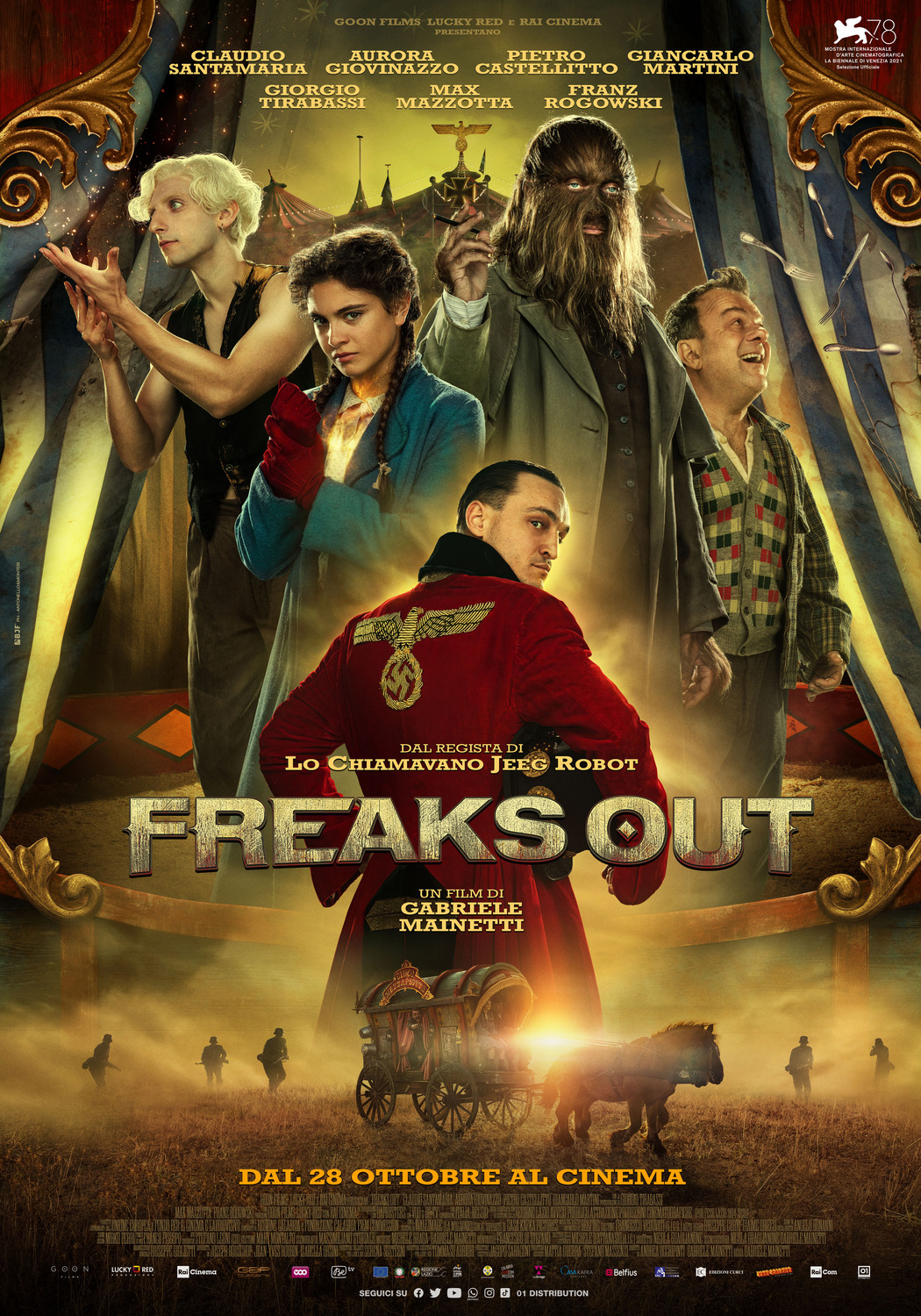 Extra Large Movie Poster Image for Freaks Out (#3 of 11)