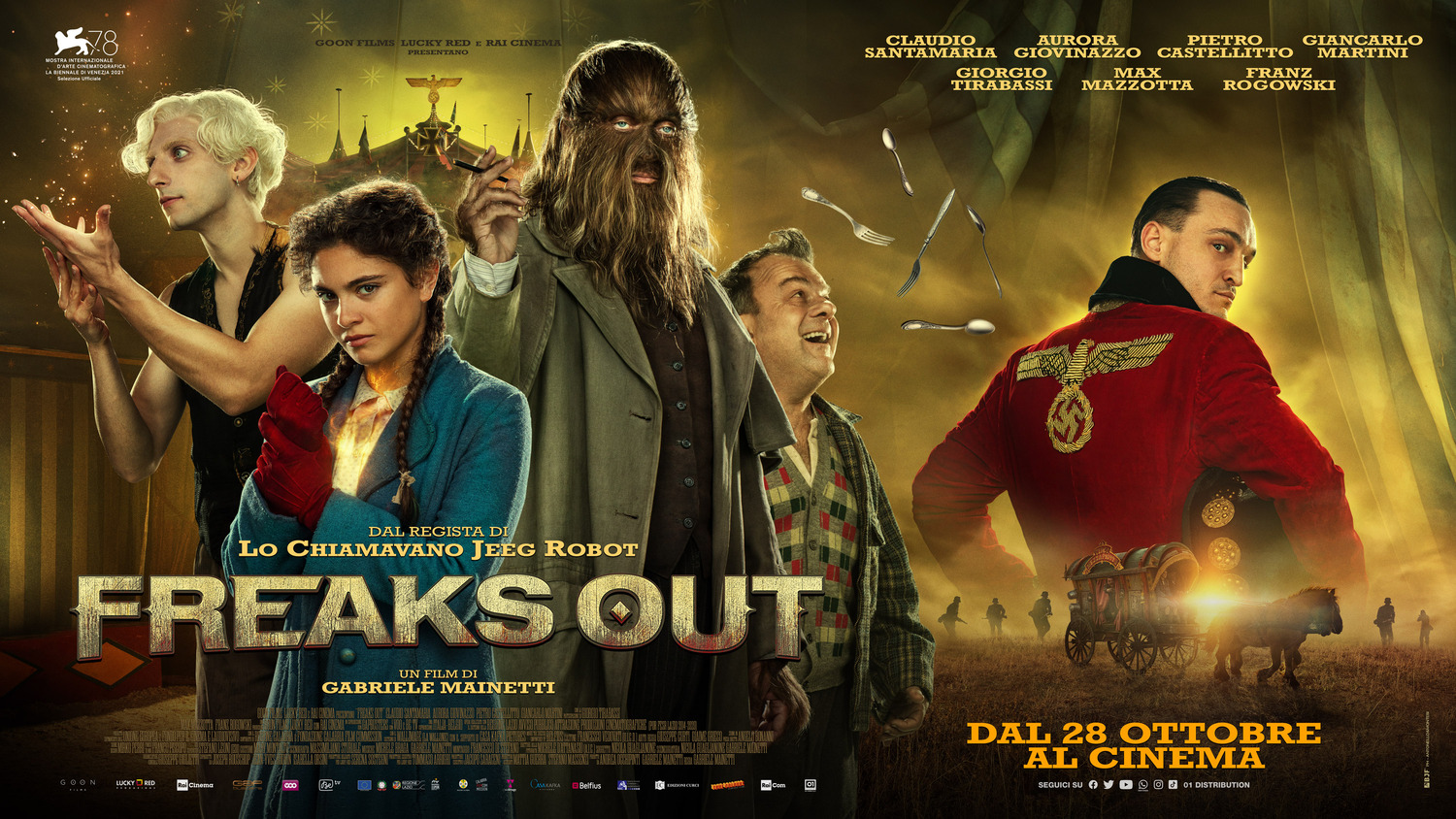 Extra Large Movie Poster Image for Freaks Out (#4 of 11)