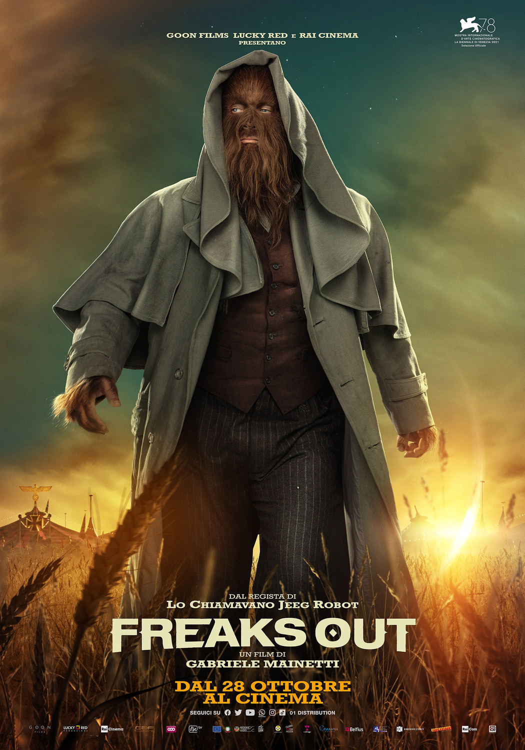 Extra Large Movie Poster Image for Freaks Out (#7 of 11)