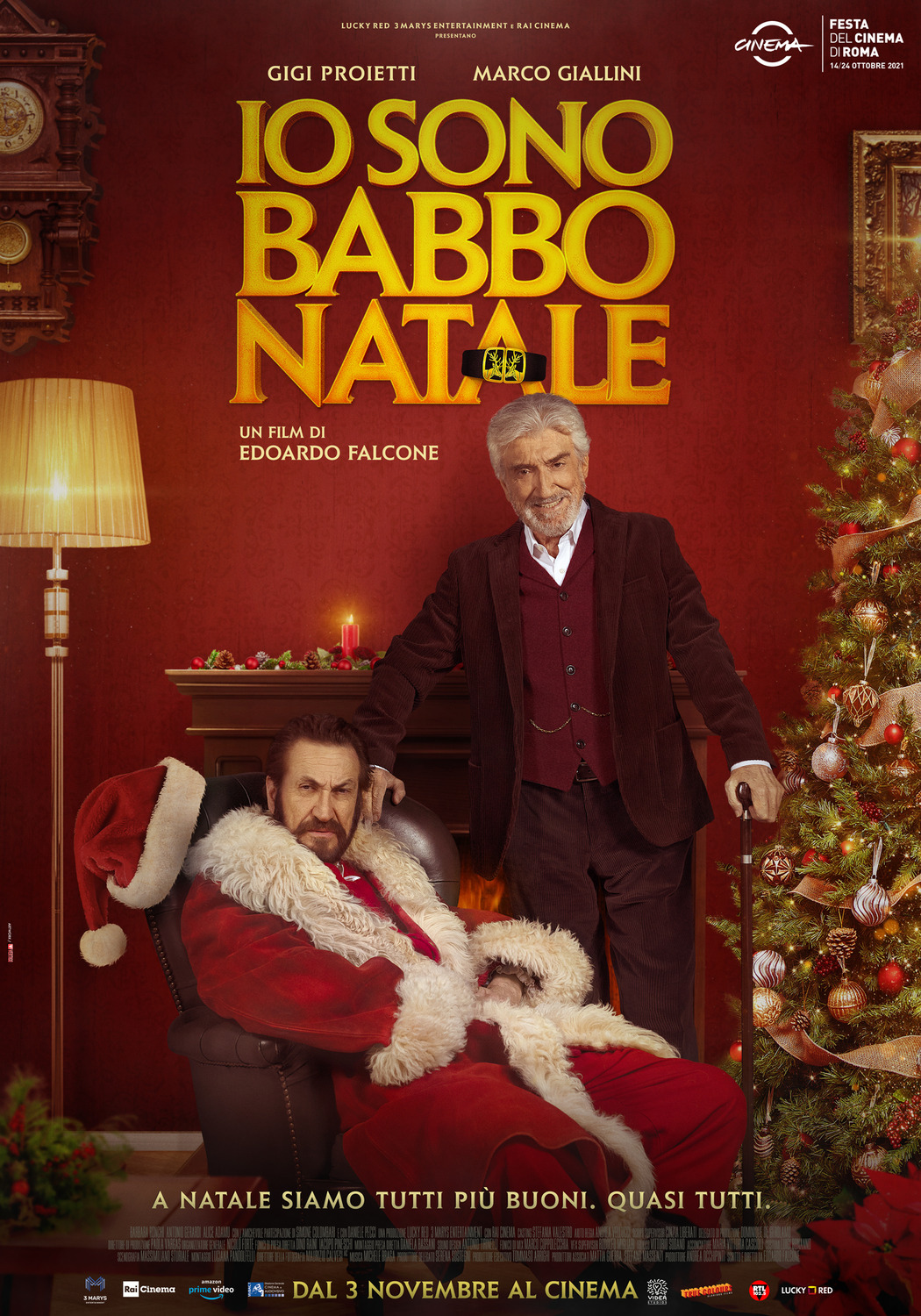 Extra Large Movie Poster Image for Io sono Babbo Natale 