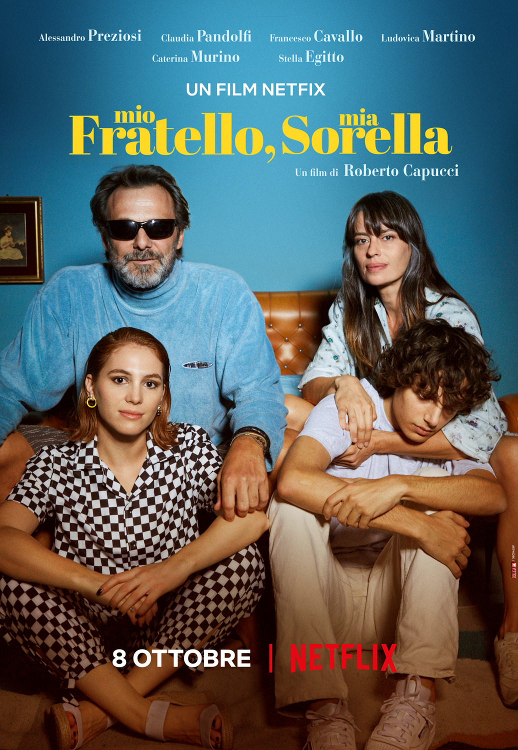 Extra Large Movie Poster Image for Mio fratello mia sorella 