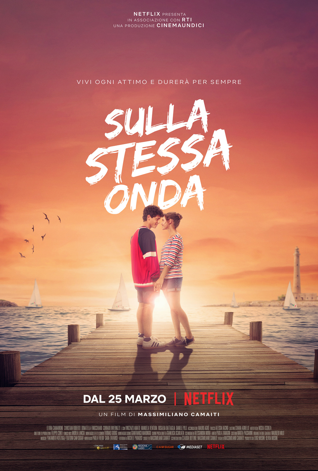 Extra Large Movie Poster Image for Sulla Stessa Onda 