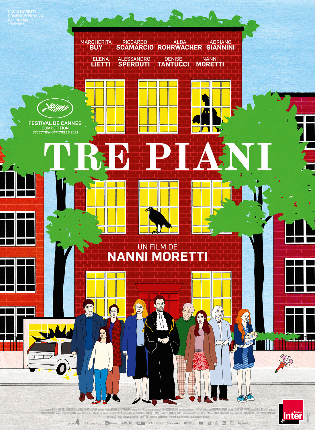 Extra Large Movie Poster Image for Tre piani (#2 of 2)