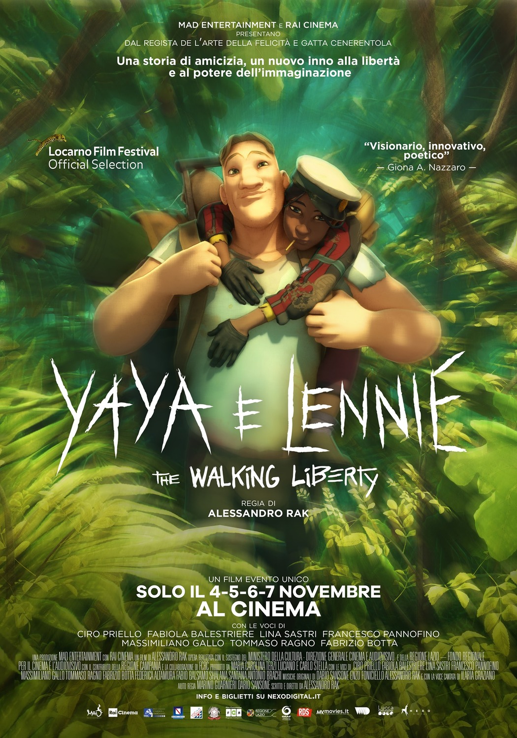 Extra Large Movie Poster Image for Yaya e Lennie: The Walking Liberty 