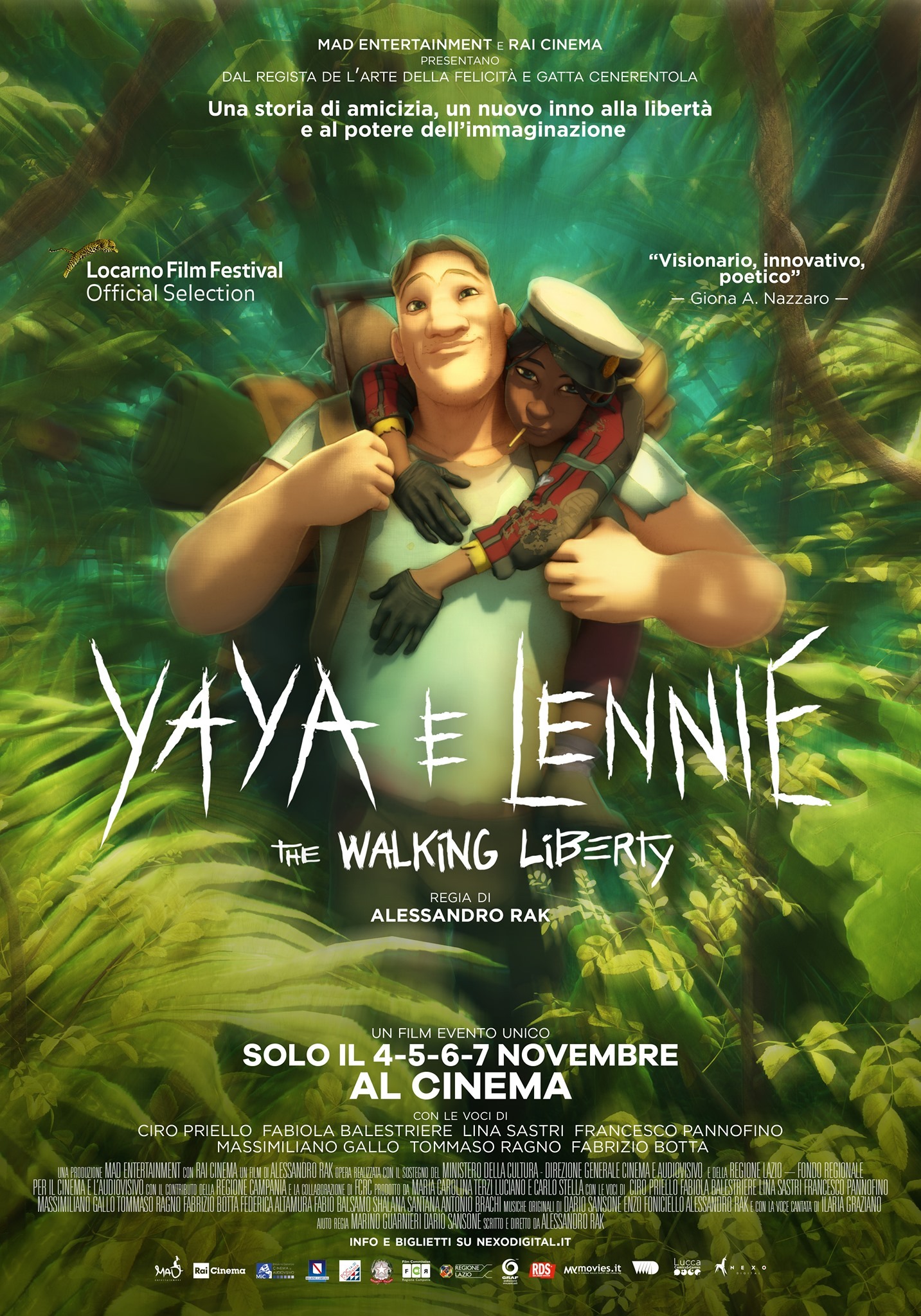 Mega Sized Movie Poster Image for Yaya e Lennie: The Walking Liberty 