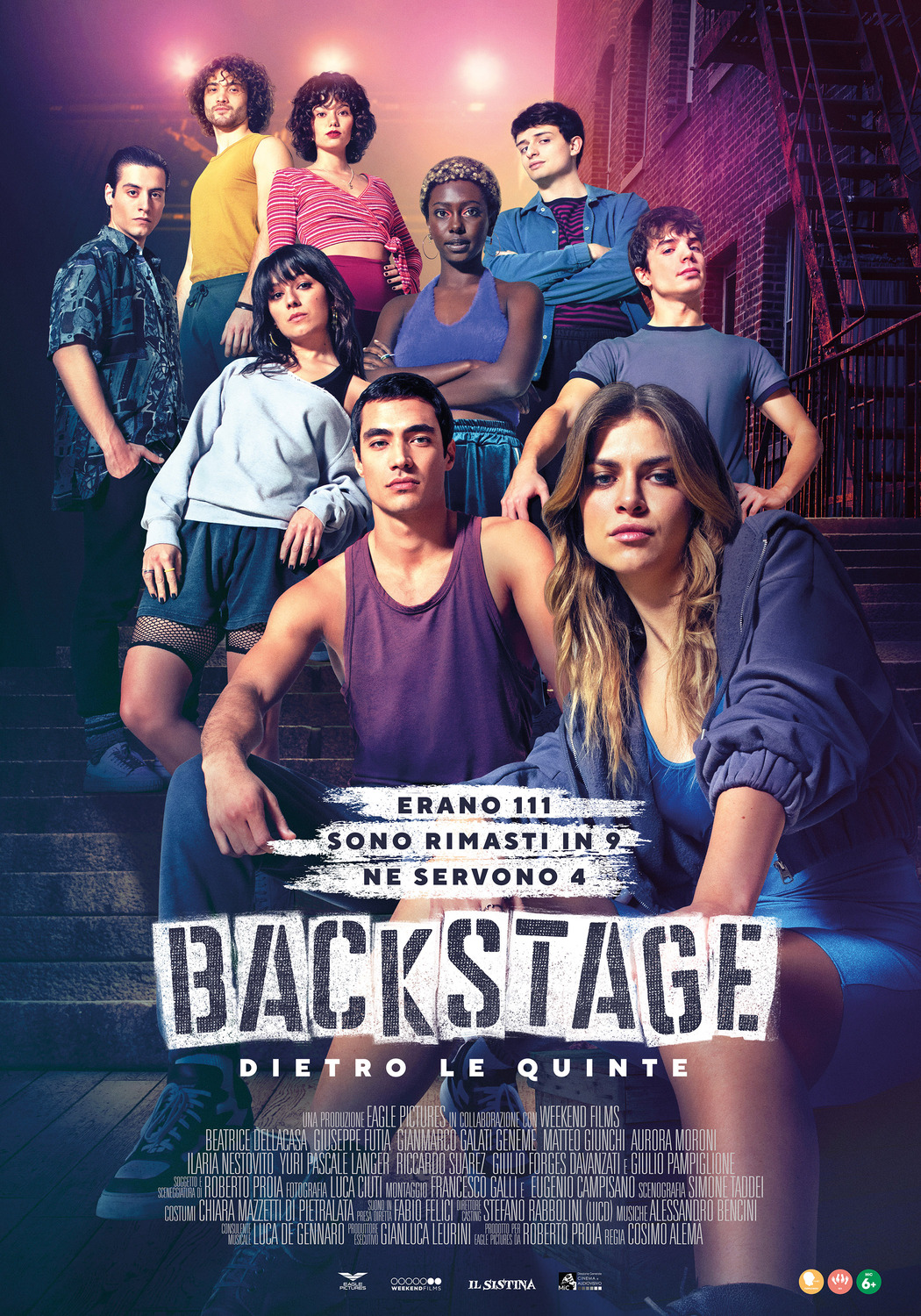 Extra Large Movie Poster Image for Backstage: dietro le quinte 