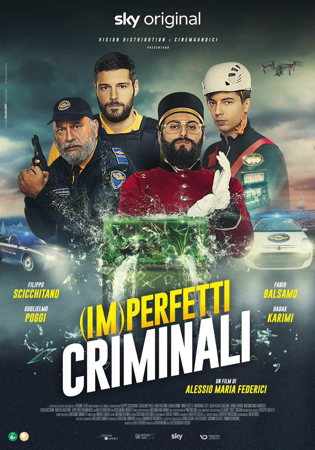 Extra Large Movie Poster Image for Imperfetti Criminali 
