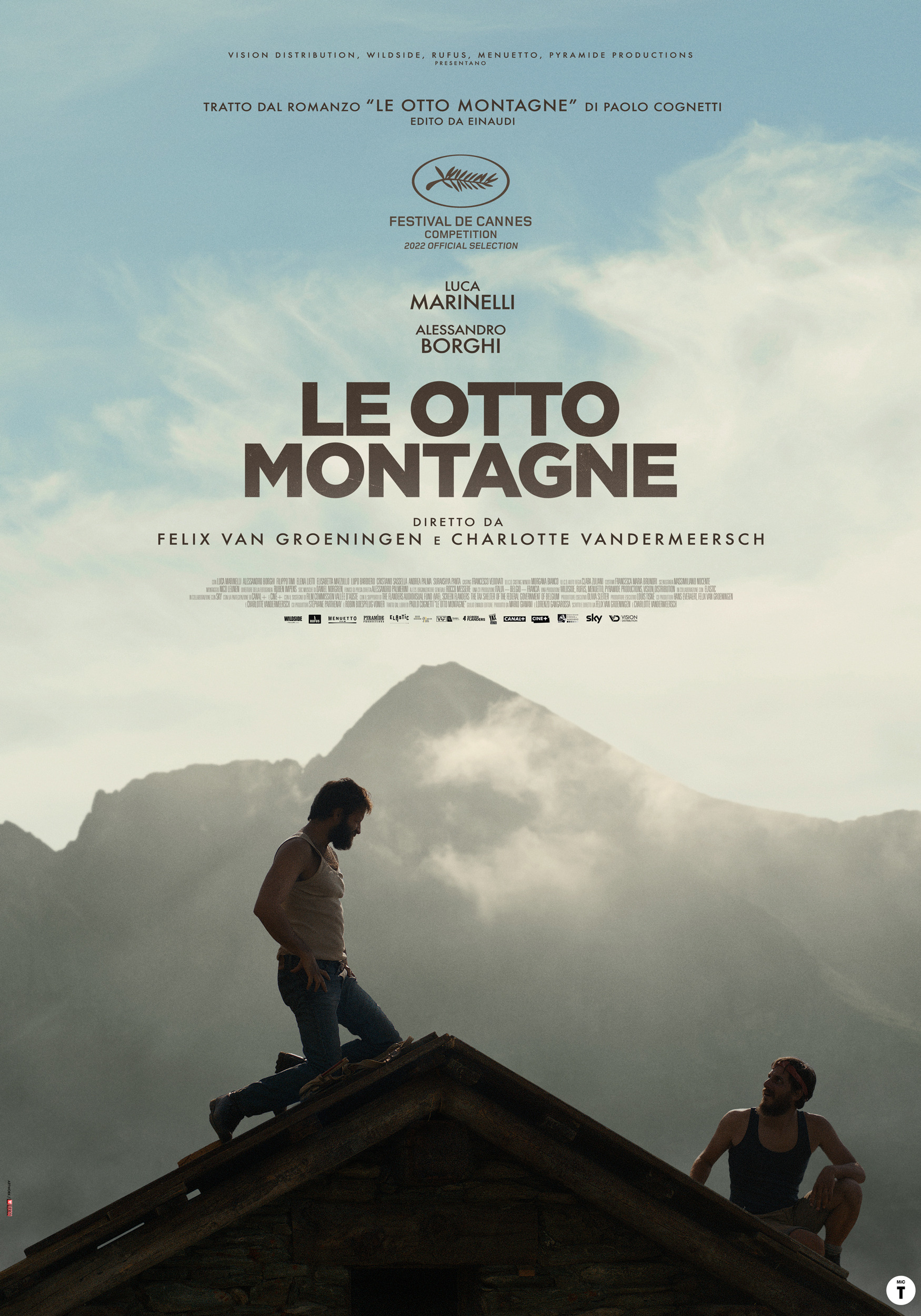 Mega Sized Movie Poster Image for Le otto montagne (#1 of 3)