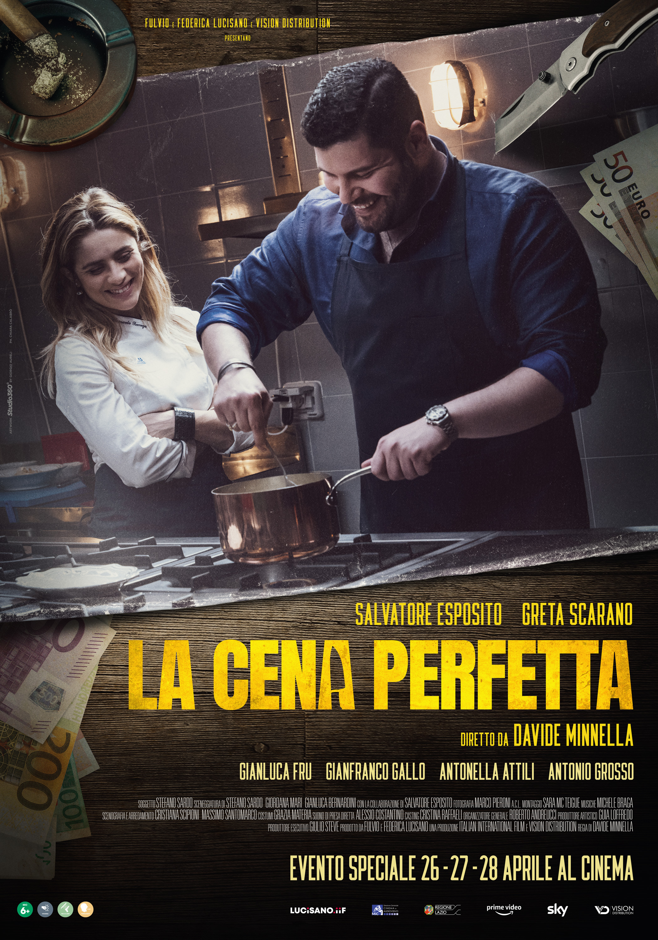 Mega Sized Movie Poster Image for La cena perfetta 