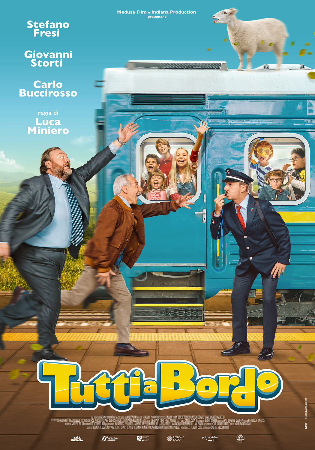 Extra Large Movie Poster Image for Tutti a bordo 
