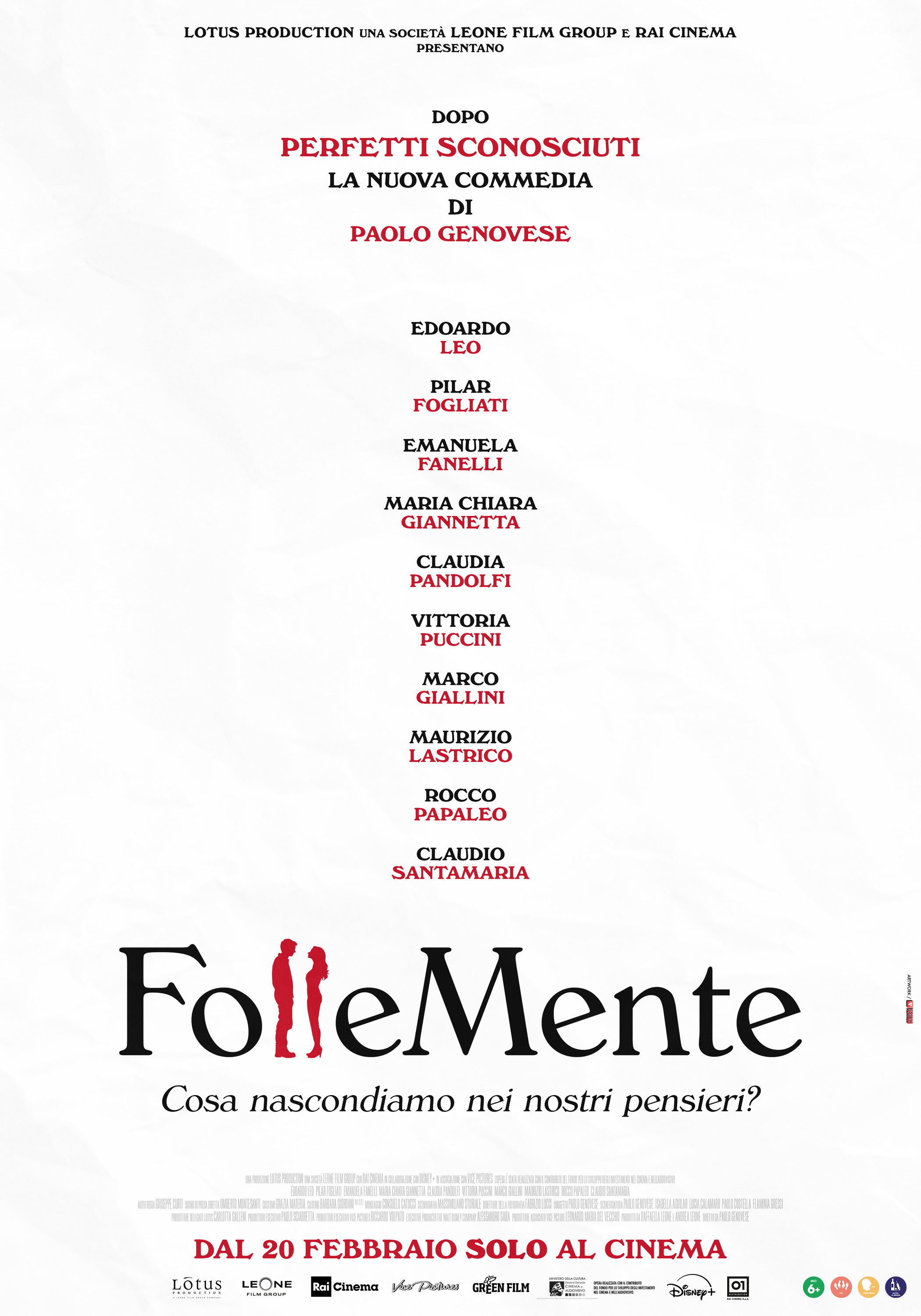 Mega Sized Movie Poster Image for Follemente (#1 of 7)