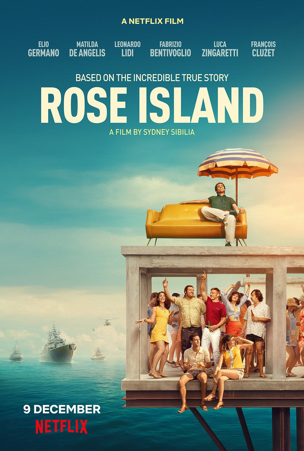 Extra Large TV Poster Image for L'incredibile storia dell'isola delle rose 