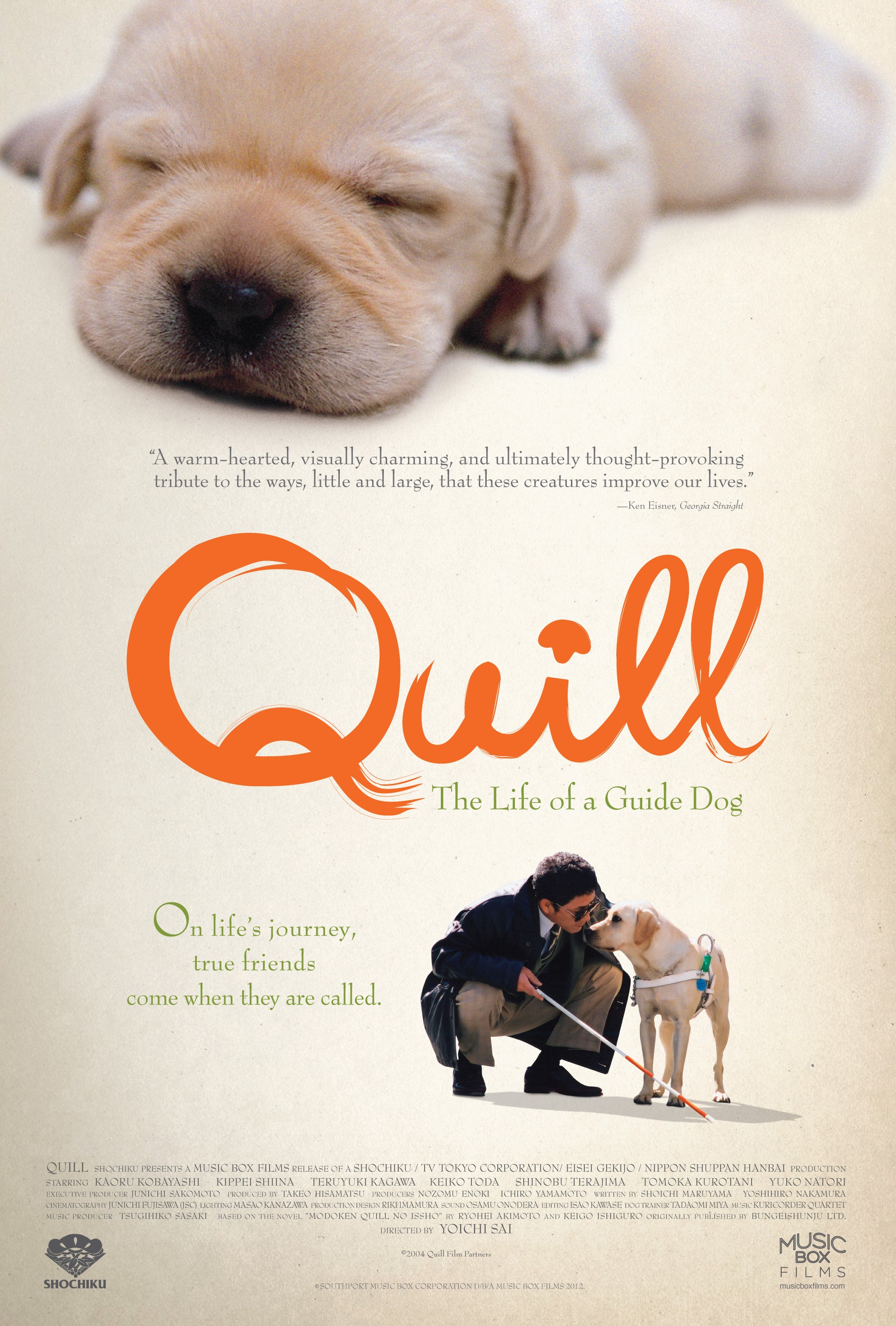 Mega Sized Movie Poster Image for Quill: The Life of a Guide Dog 