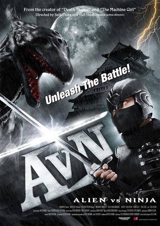 Alien vs Ninja Movie Poster