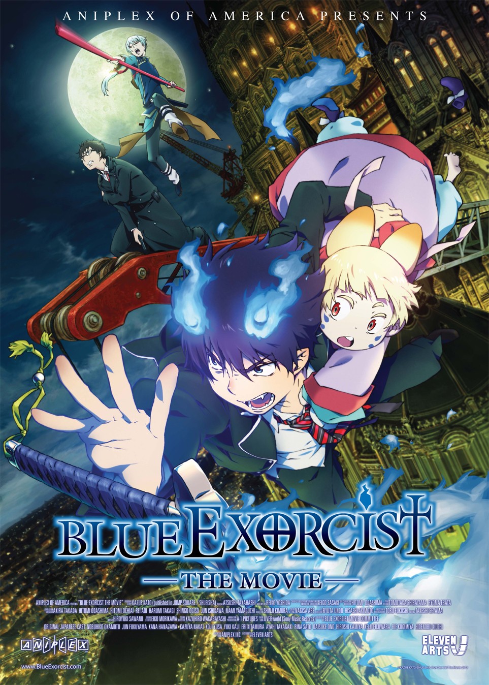 Extra Large Movie Poster Image for Blue Exorcist the Movie 