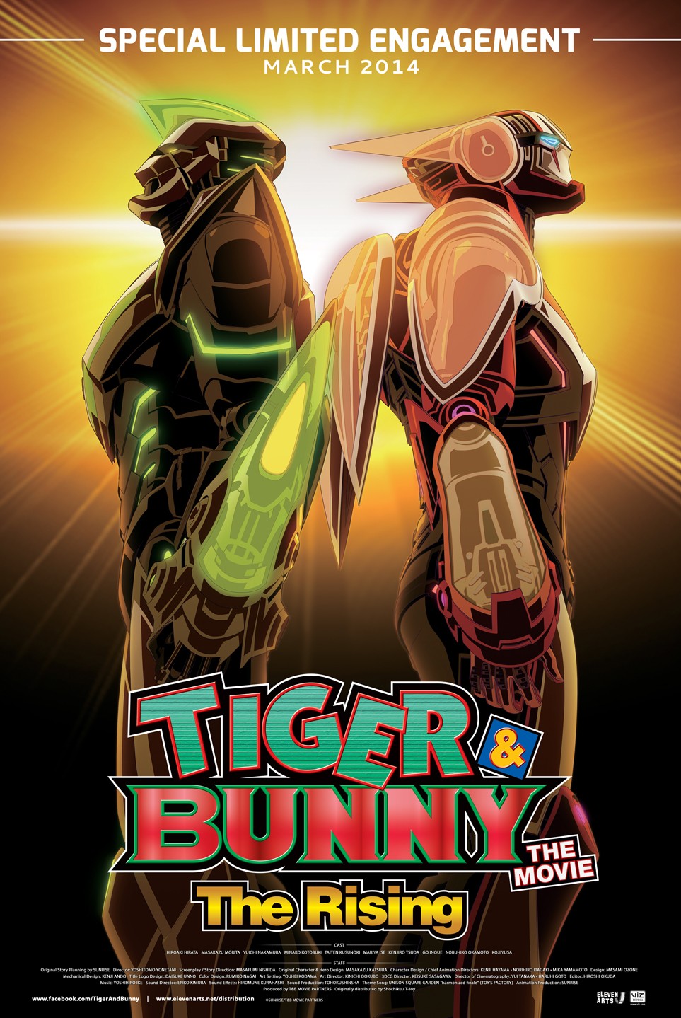 Extra Large Movie Poster Image for Tiger & Bunny: The Rising 