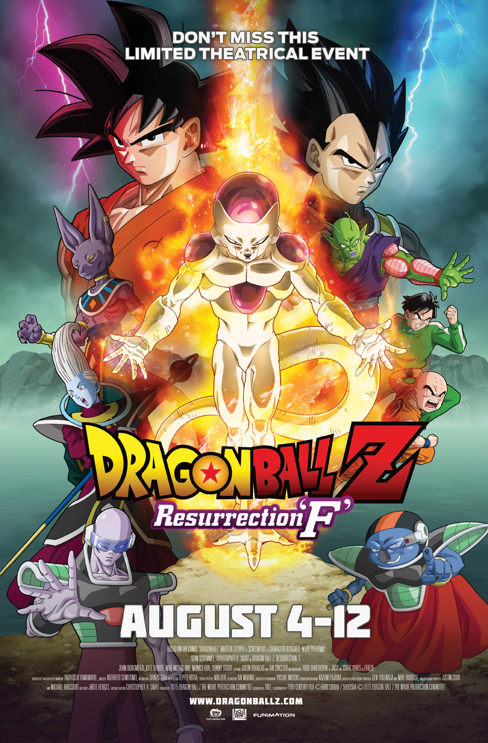 Extra Large Movie Poster Image for Dragon Ball Z: Doragon bôru Z - Fukkatsu no 'F' 