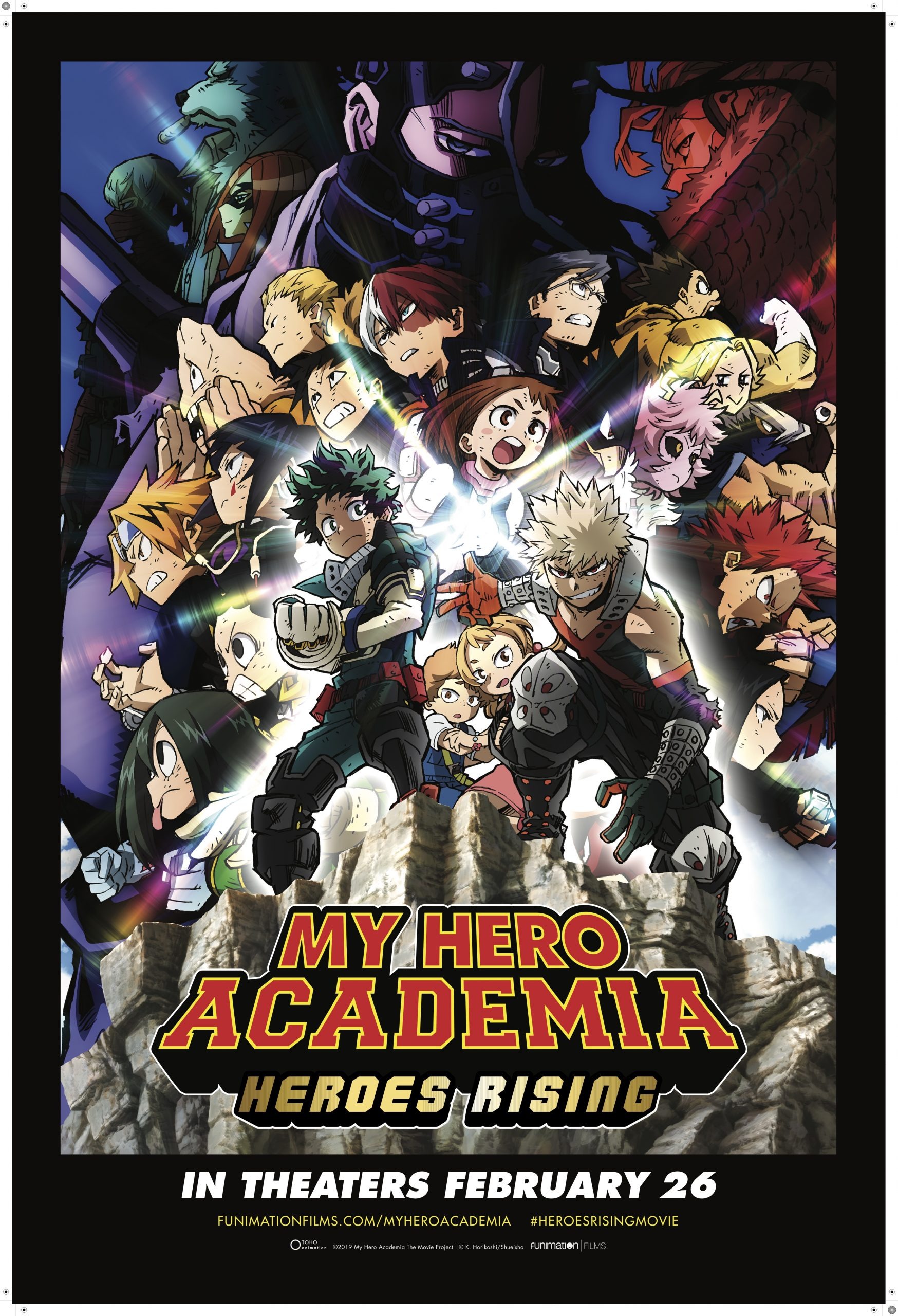 Mega Sized Movie Poster Image for My Hero Academia: Heroes Rising 