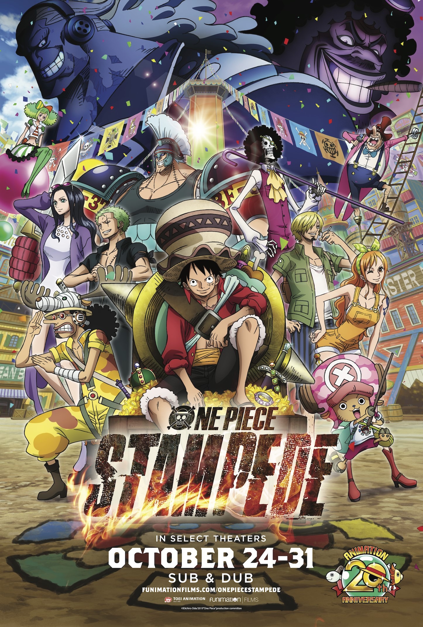 Mega Sized Movie Poster Image for One Piece: Stampede 