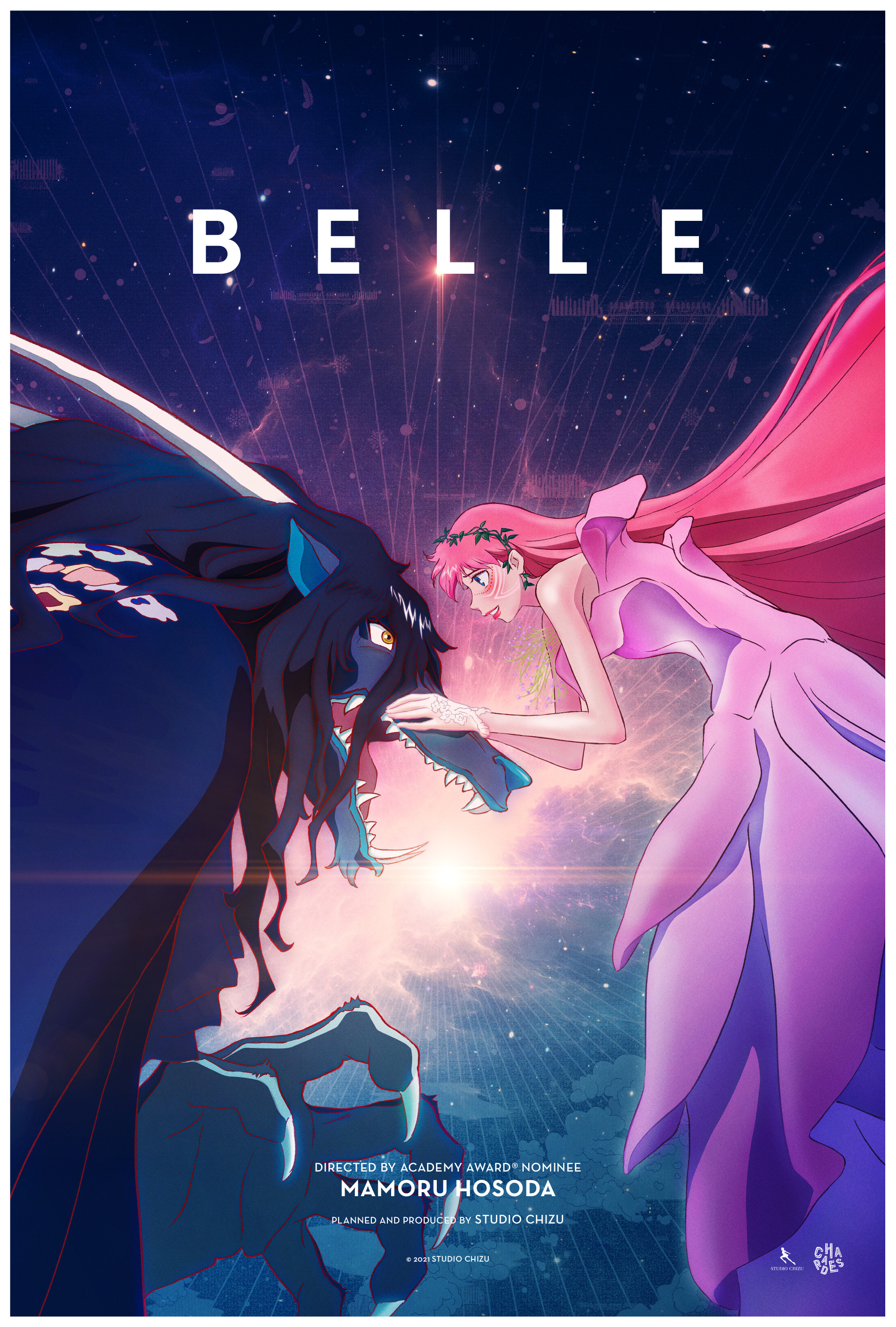 Mega Sized Movie Poster Image for Belle: Ryu to Sobakasu no Hime (#2 of 4)