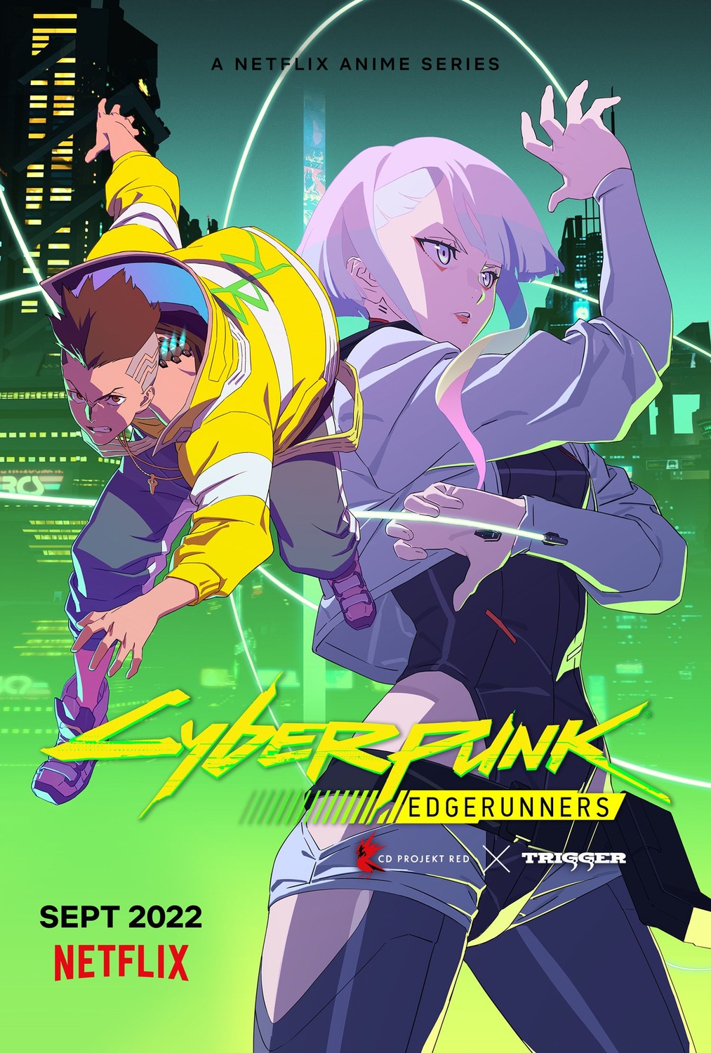 Extra Large TV Poster Image for Cyberpunk: Edgerunners (#2 of 6)