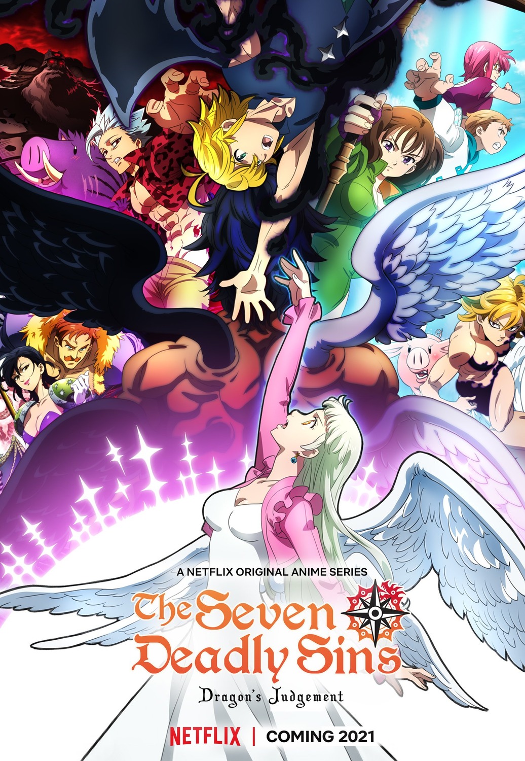 Extra Large TV Poster Image for The Seven Deadly Sins: Dragon's Judgement 