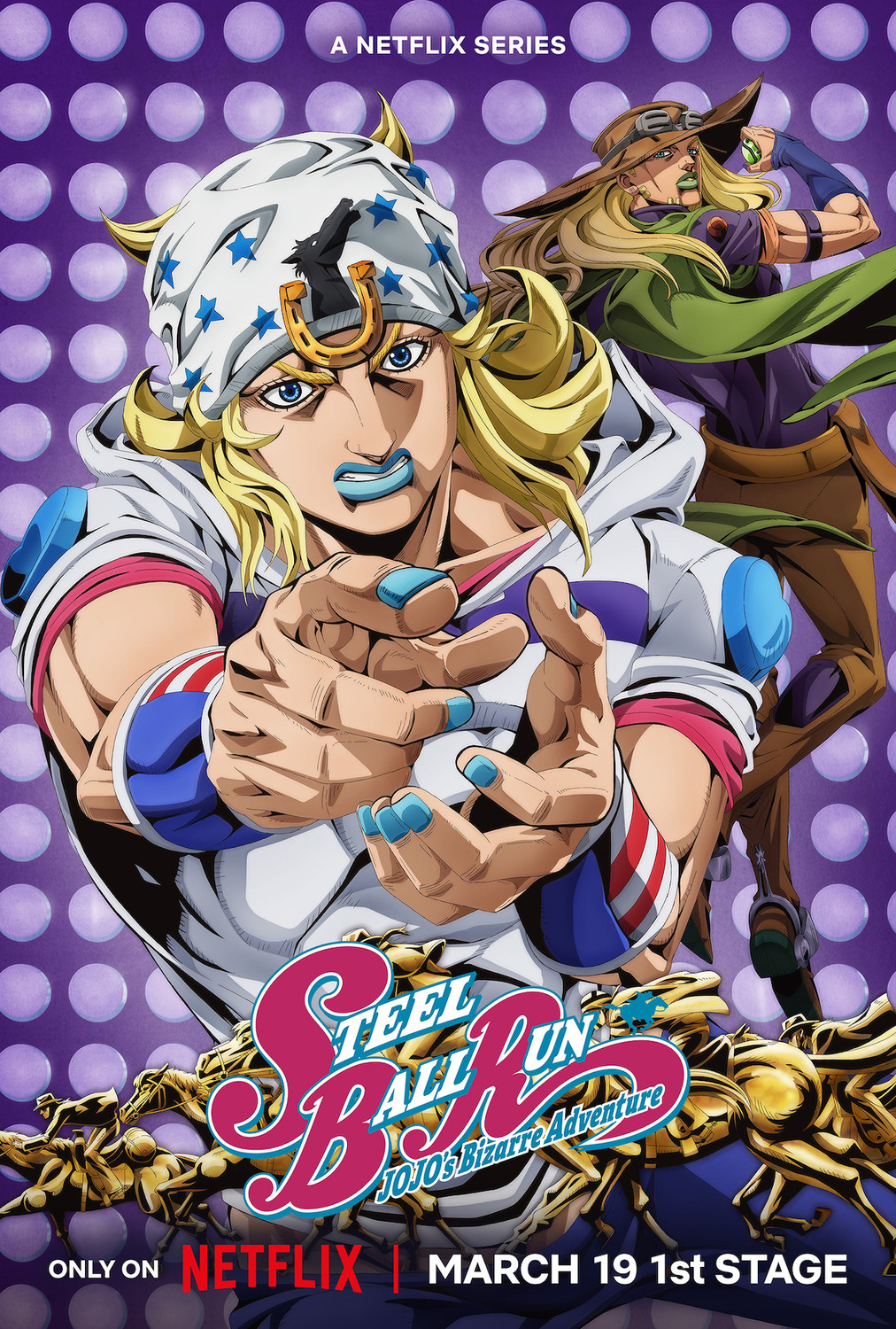 Extra Large TV Poster Image for Steel Ball Run: JoJo's Bizarre Adventure (#1 of 2)