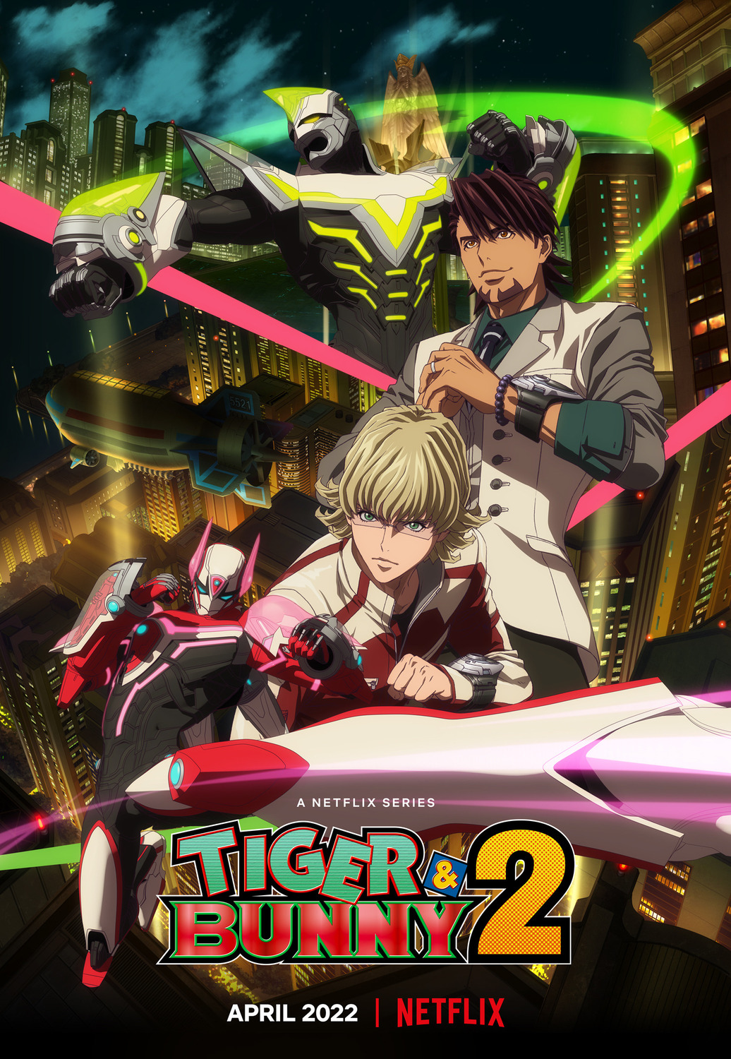 Extra Large TV Poster Image for Tiger & Bunny 