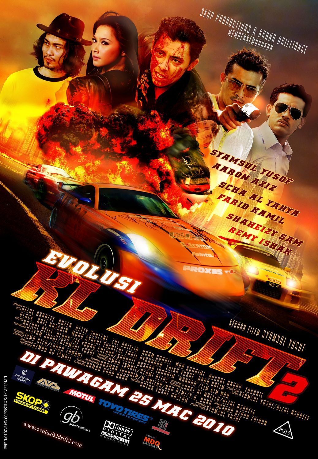 Extra Large Movie Poster Image for Evolusi: KL Drift 2 