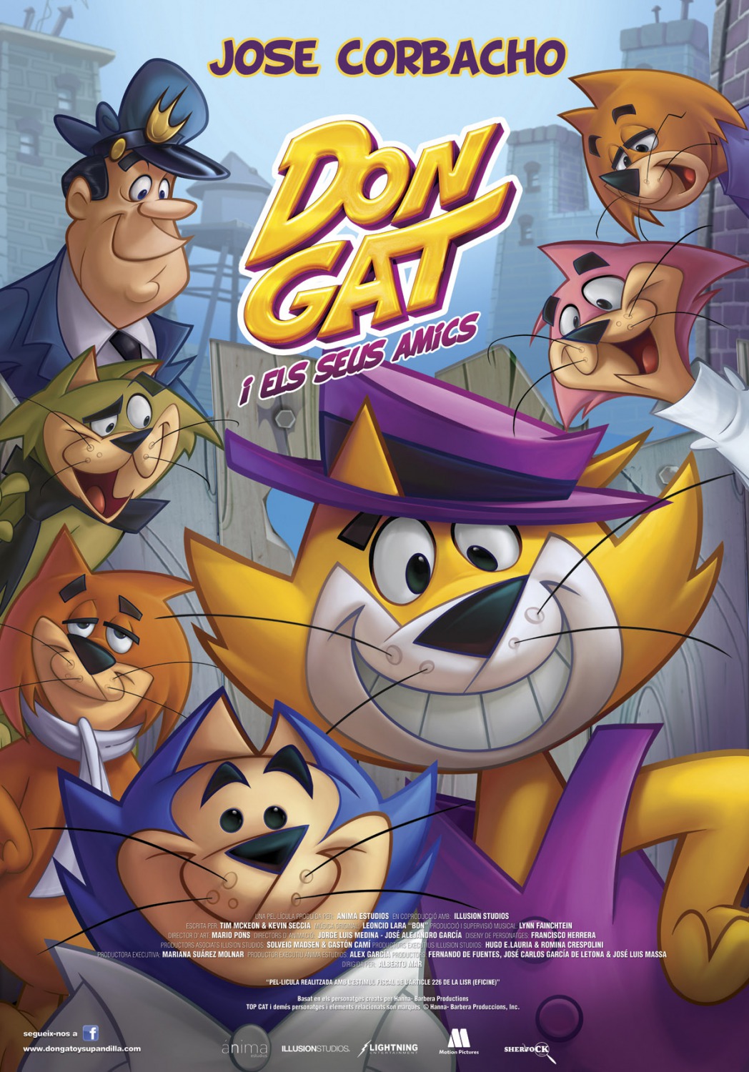 Extra Large Movie Poster Image for Don Gato y su pandilla (#12 of 12)