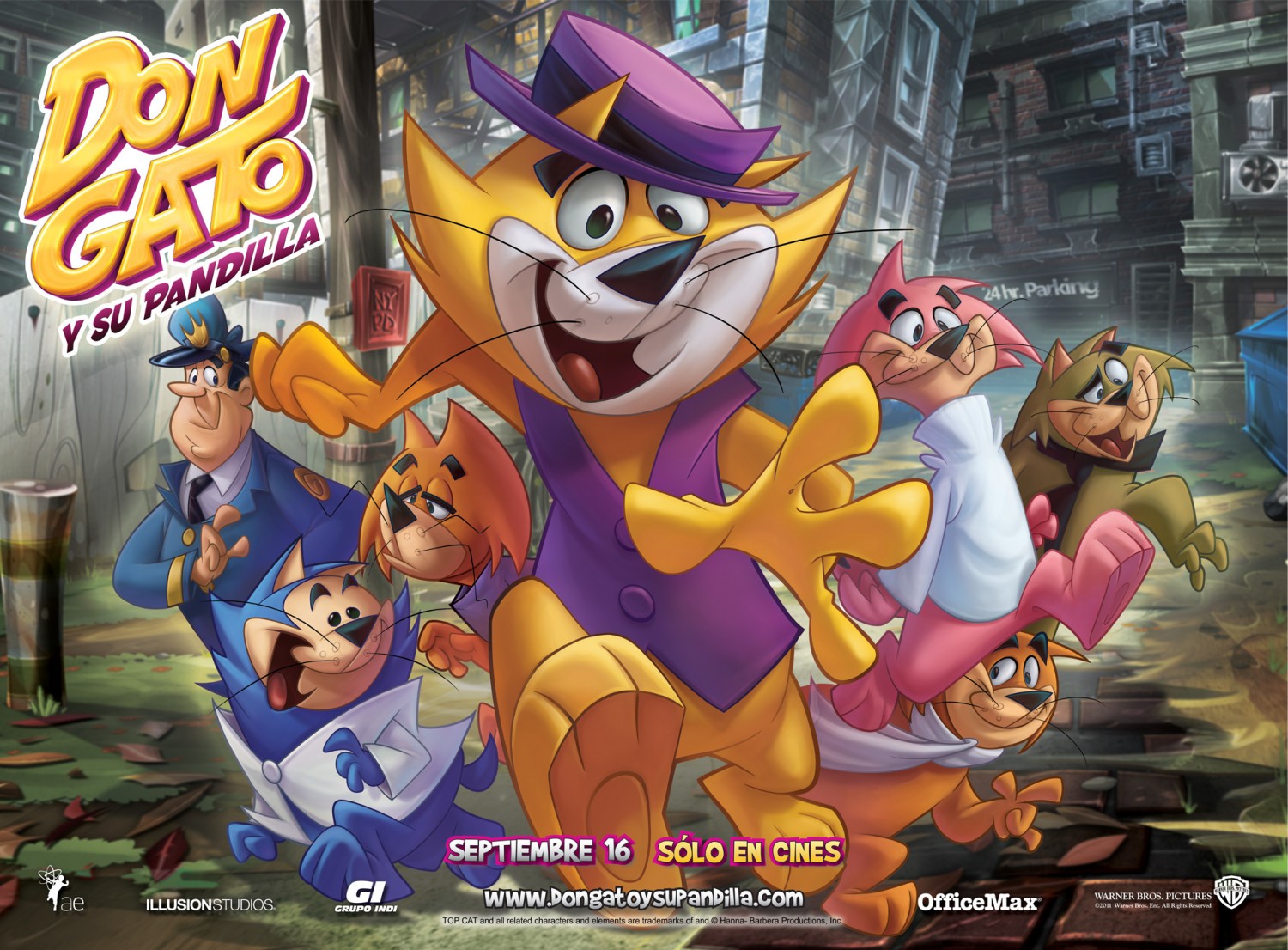 Extra Large Movie Poster Image for Don Gato y su pandilla (#9 of 12)