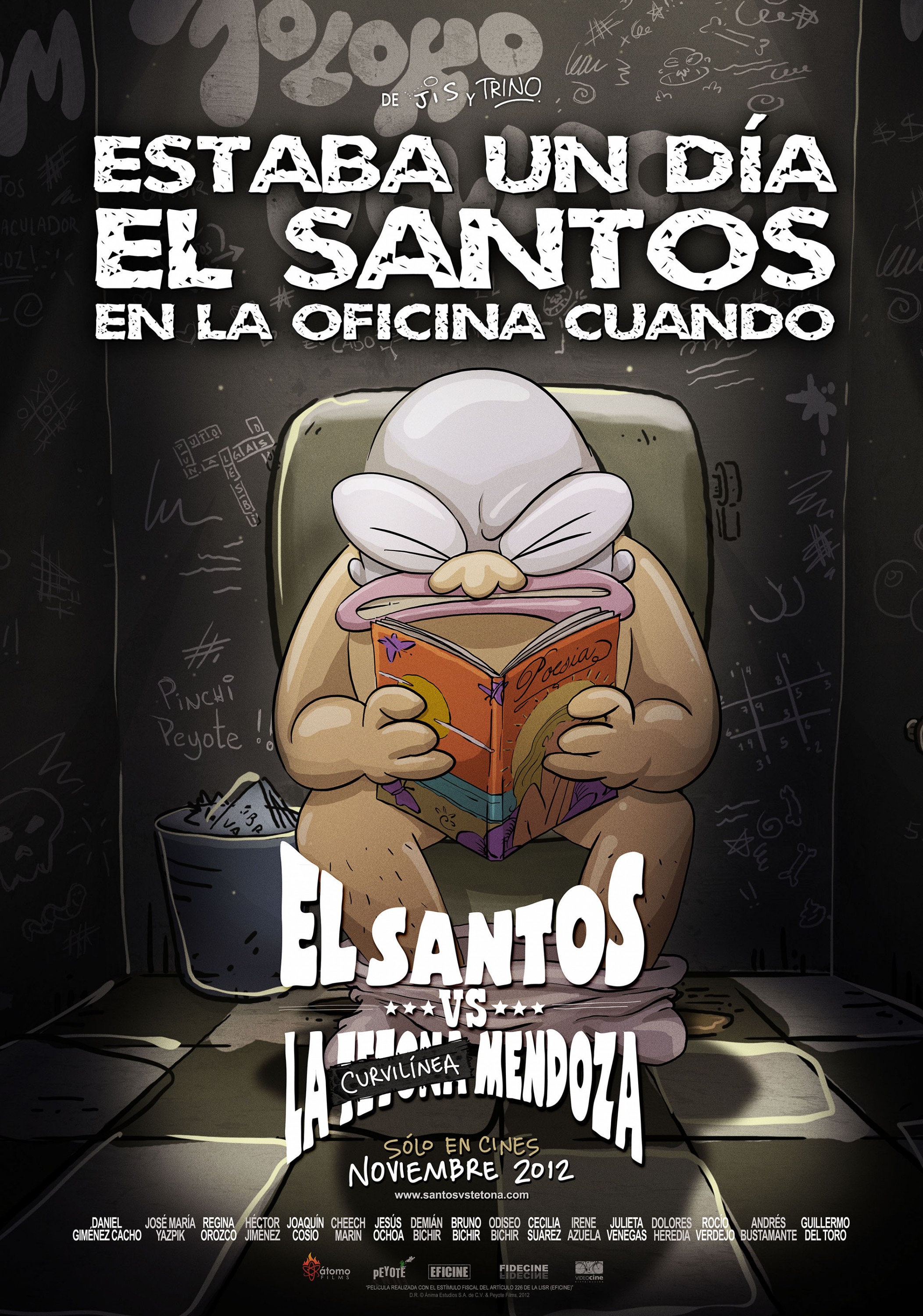 Mega Sized Movie Poster Image for El Santos VS la Tetona Mendoza (#2 of 5)