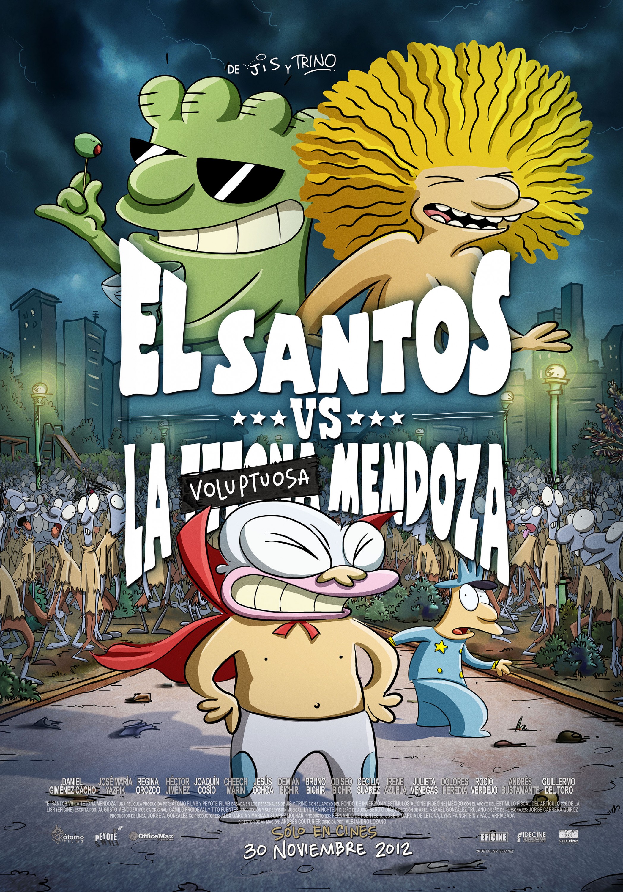 Mega Sized Movie Poster Image for El Santos VS la Tetona Mendoza (#5 of 5)