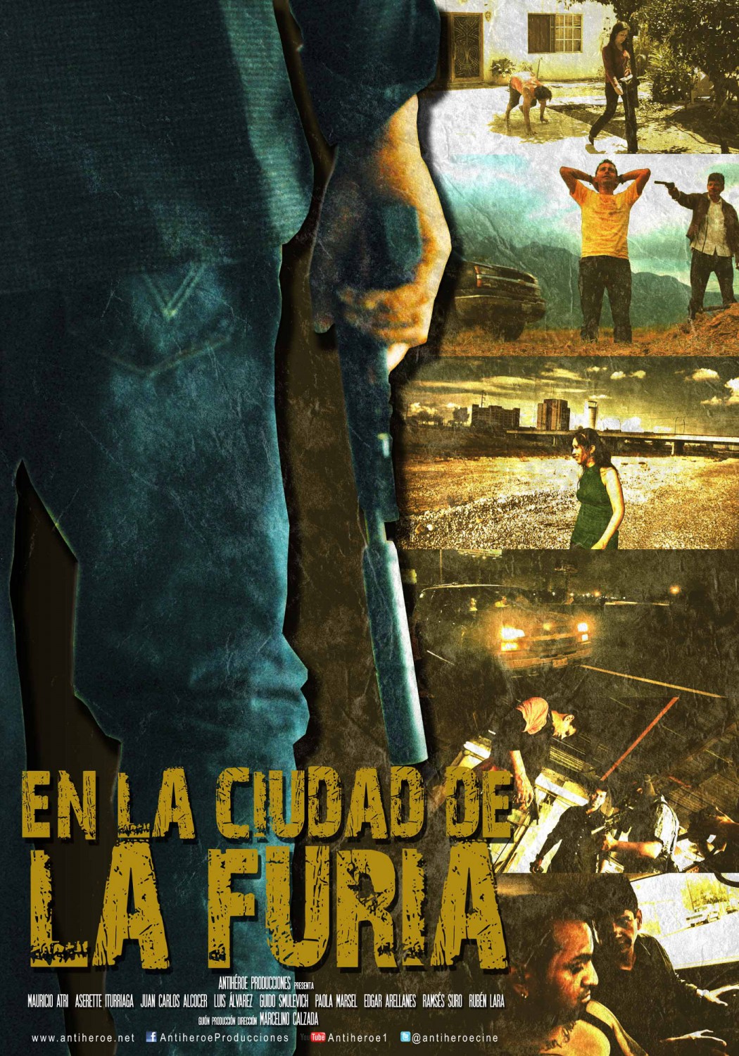 Extra Large Movie Poster Image for En la ciudad de la furia 