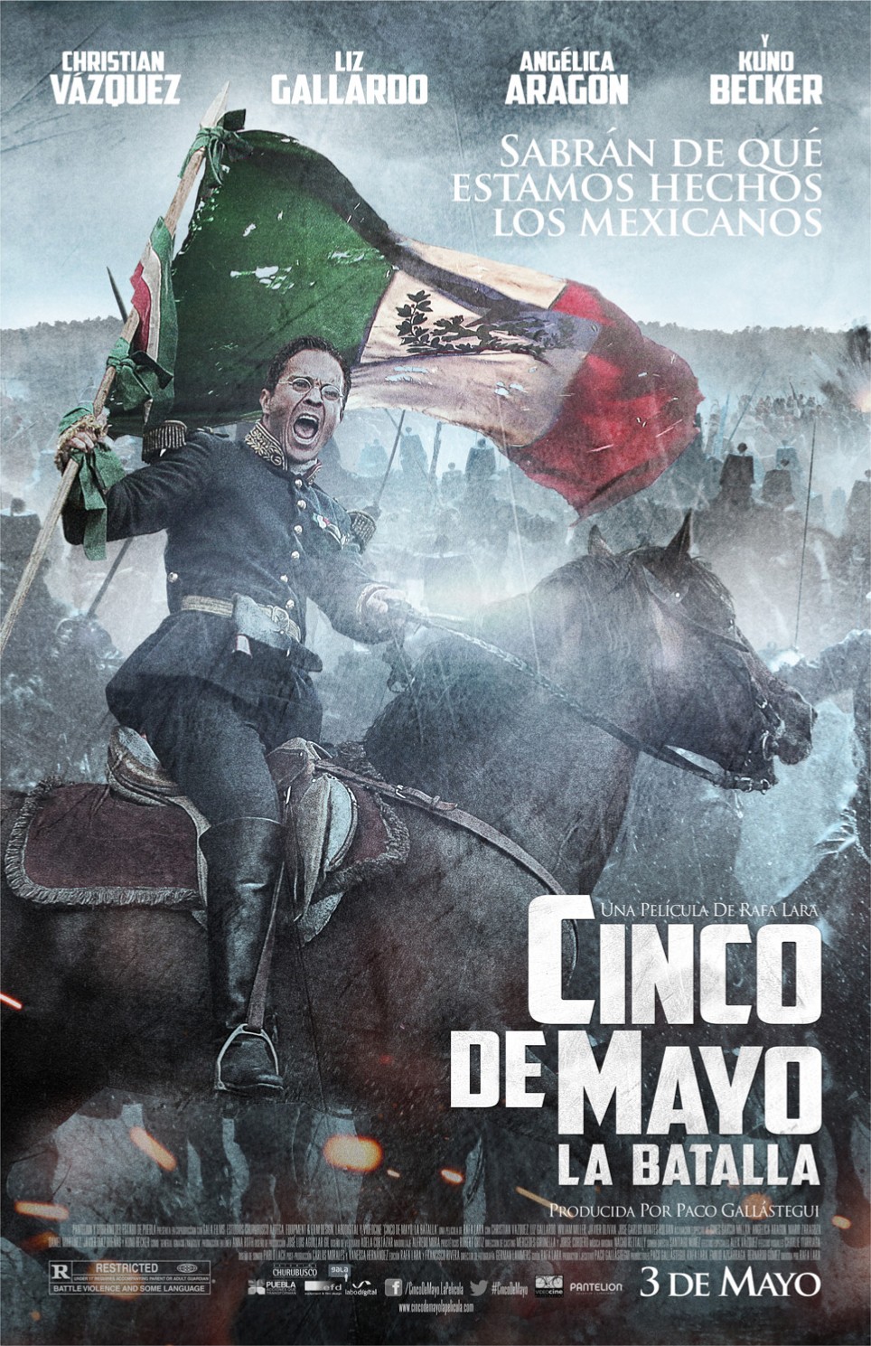 Extra Large Movie Poster Image for Cinco de Mayo, La Batalla (#1 of 3)