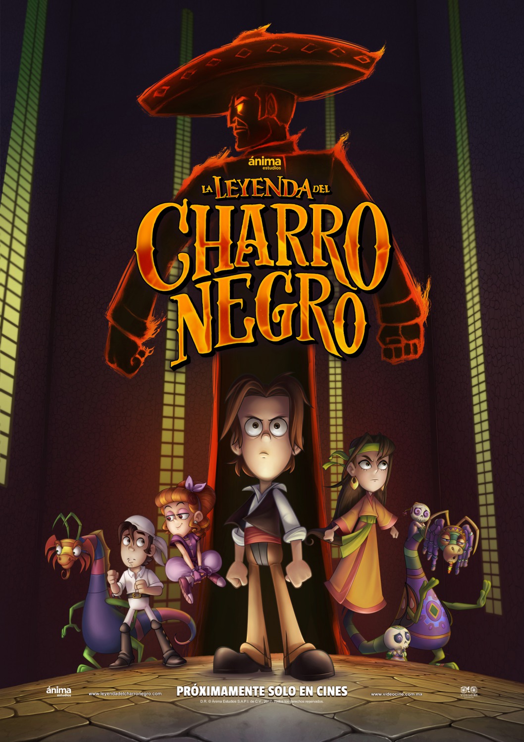 Extra Large Movie Poster Image for La Leyenda del Charro Negro (#2 of 2)