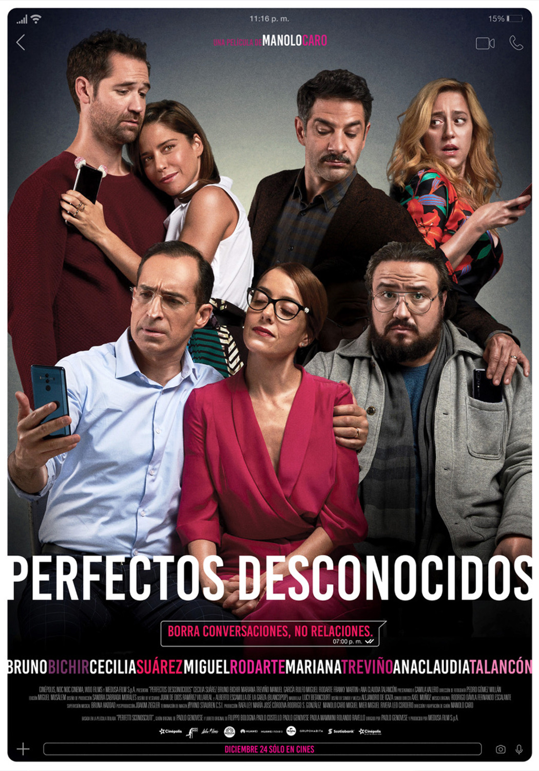 Extra Large Movie Poster Image for Perfectos desconocidos (#4 of 8)