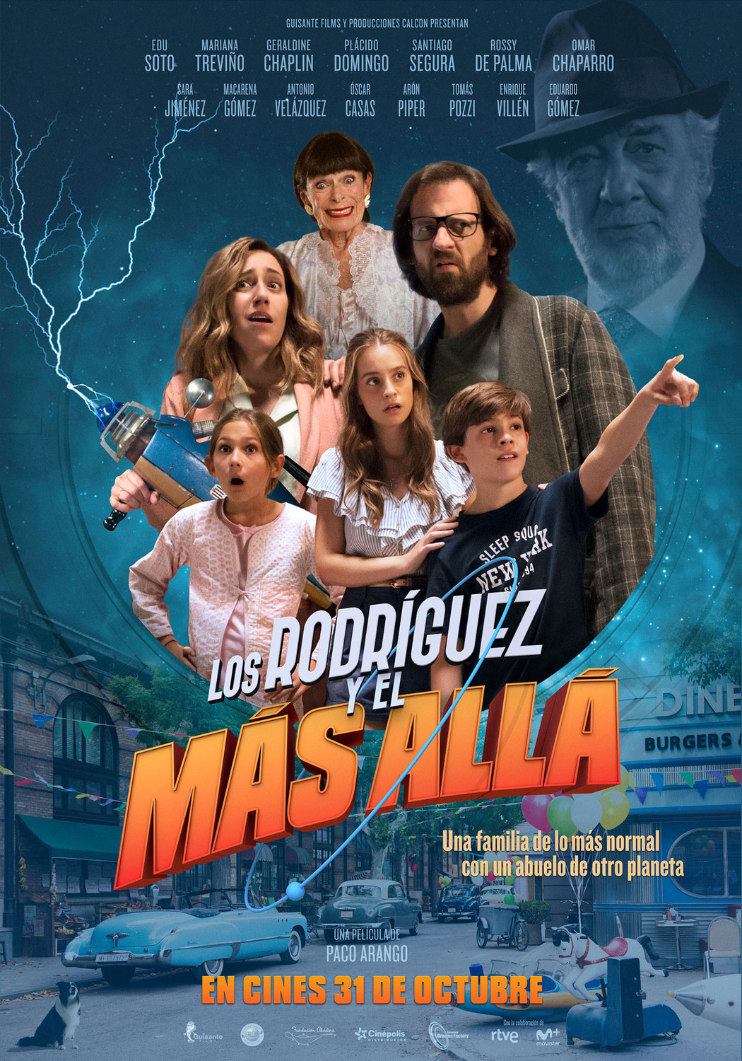 Extra Large Movie Poster Image for Los Rodríguez y el más allá 
