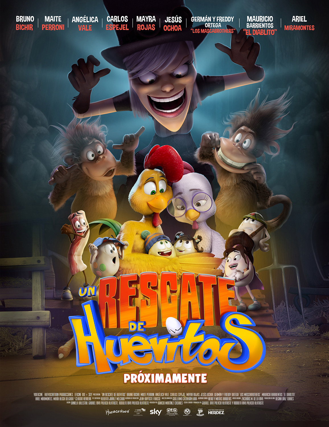 Extra Large Movie Poster Image for Un rescate de huevitos 