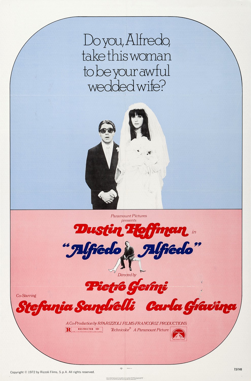 Extra Large Movie Poster Image for Alfredo Alfredo (#1 of 2)