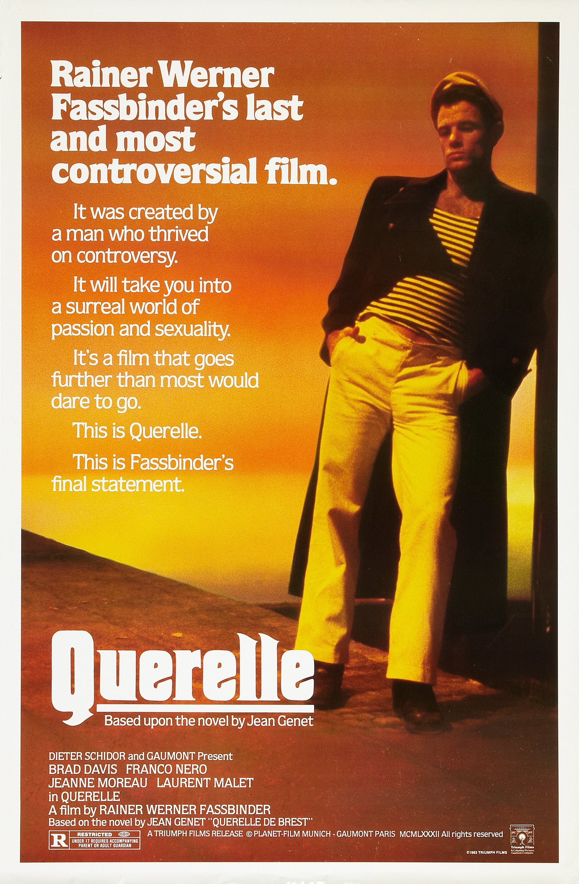 Mega Sized Movie Poster Image for Querelle (#6 of 7)