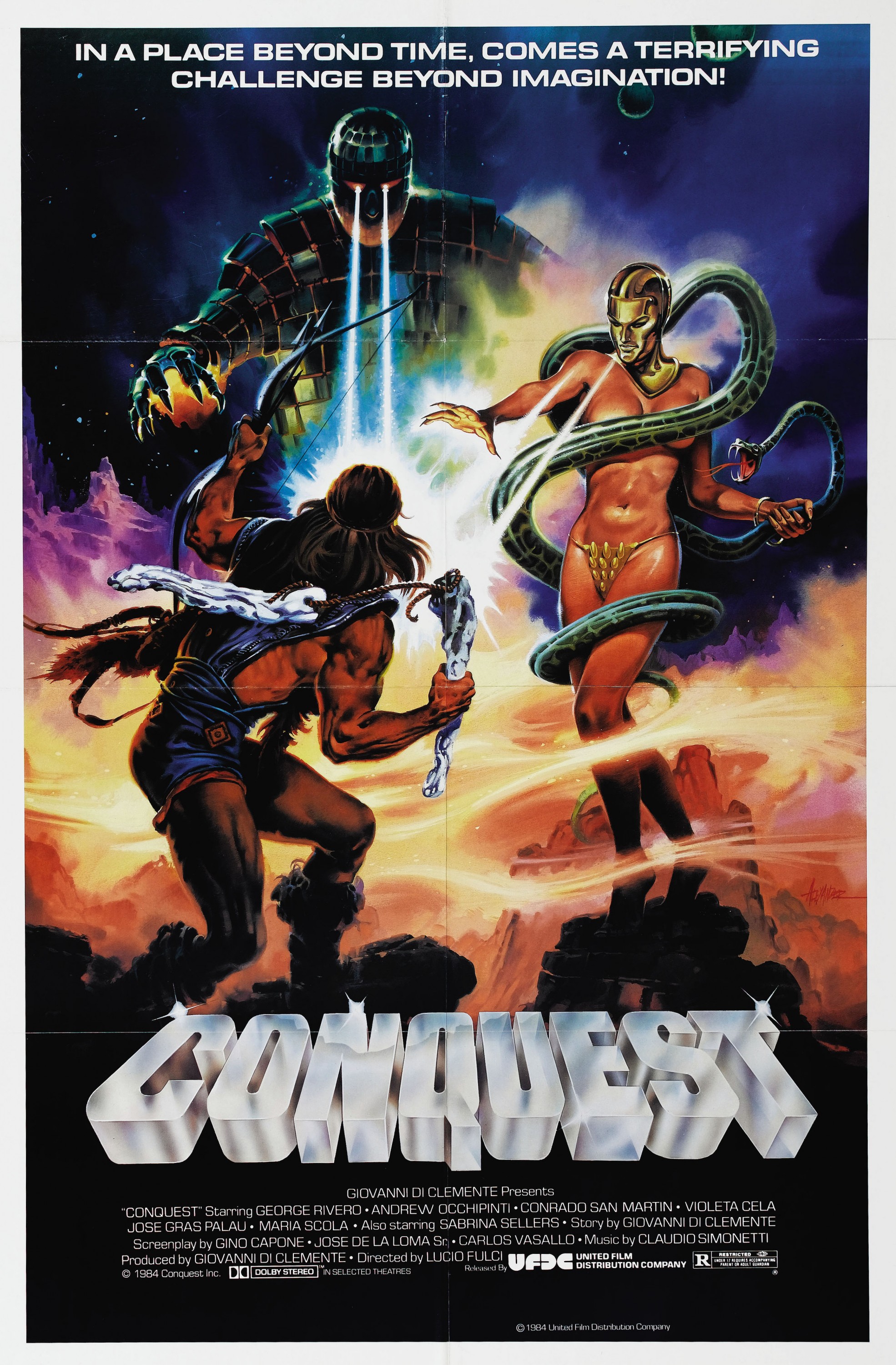 Mega Sized Movie Poster Image for Conquest 