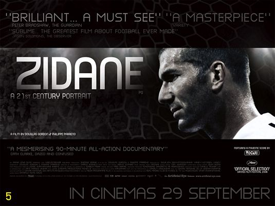 Zidane: A 21st Century Portrait Movie Poster