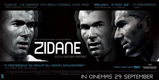 Zidane: A 21st Century Portrait Movie Poster