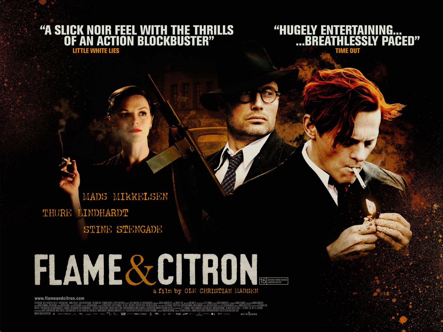 Flame & Citron: Extra Large Movie Poster Image - Internet Movie Poster