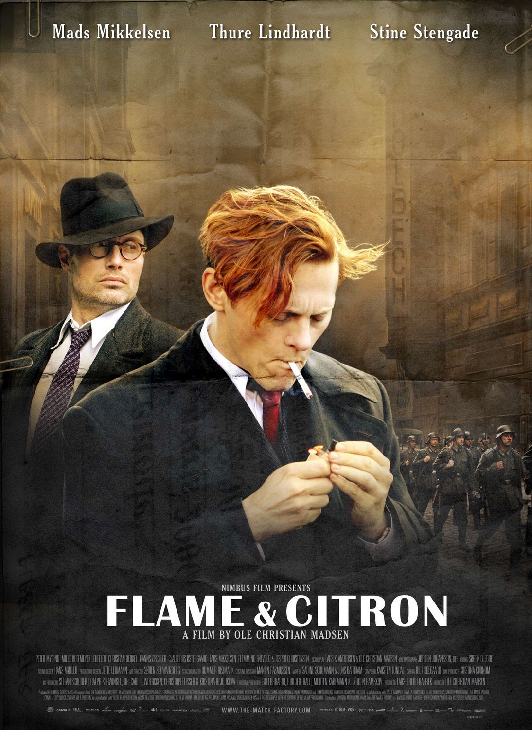 Extra Large Movie Poster Image for Flame & Citron (#1 of 2)